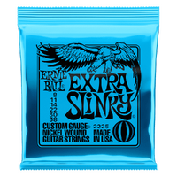 Ernie Ball Extra Slinky Nickel Wound Electric Guitar Strings 8-38