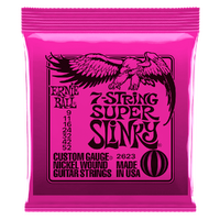 Ernie Ball Super Slinky Nickel Wound Electric 7 String 9-52
