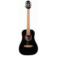 Ashton Mini20 JoeyCoustic 3/4 Size Acoustic Guitar in Black Finish