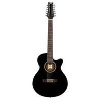 Ashton SL29/12CEQ 12 String Acoustic Electric Guitar - Black