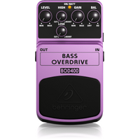 Behringer BOD400 Bass Overdrive Authentic Tube-Sound Overdrive Effects Pedal