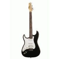 Ashton AG232L Left Handed Electric Guitar - Black