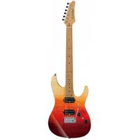 Ibanez AZ242F Electric Guitar in Tequila Sunrise Gradation with Case
