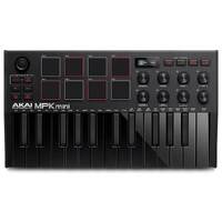 Akai MPK Mini MK3 Compact MIDI Keyboard in Limited Edition Black
