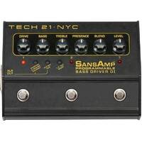 Tech 21 SansAmp Bass Driver Programmable DI and Effects Pedal