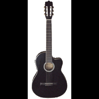 Ashton CG44CEQ BK Classical Guitar