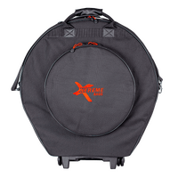 Xtreme DA584W 22 Inch Cymbal Bag with Wheels and Retractable Pull-along Handle