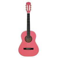 Aria Fiesta Full Size Classical String Guitar in Pink Finish