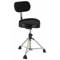 Gibraltar 9608MB Drum Throne with Oversized Moto Style Seat and Adjustable Backrest
