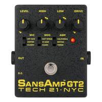 Tech 21 SansAmp GT2 Tube Amplifier Emulator Pedal