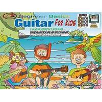 Beginner Basics Guitar for Kids Book with 3 Audio CDs and 3 DVDs
