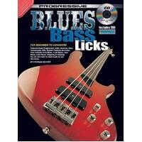Progressive Blues Bass Licks Book with CD