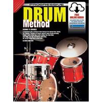 Progressive Drum Method Book with Online Video & Audio