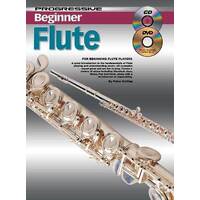 Progressive Beginner Flute Book with CD and DVD