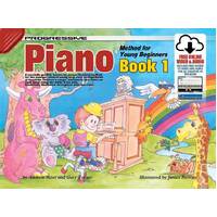 Progressive Piano Method for Young Beginners Book 1 with Online Video and Audio