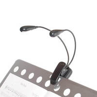 AMS MSL2 Clip-On Dual LED Music Stand Light with Flexible Gooseneck