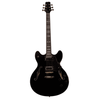 Peavey JF-1 Hollow Body Electric Guitar - Black