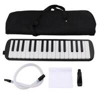 QM Series 32 Note Black Melodica with Bag