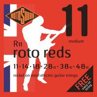Rotosound R11 Roto Reds Electric Guitar String Set Medium 11-48