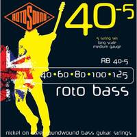 Rotosound RB40-5 Rotobass 5 String Bass Guitar Strings 40-125 Long Scale