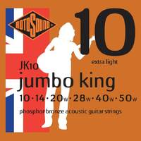 Rotosound Jumbo King Phosphor Bronze Acoustic Guitar Strings Extra Light
