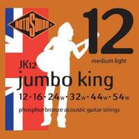Rotosound Jumbo King Phosphor Bronze Acoustic Guitar Strings Medium Light