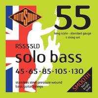 Rotosound RS555LD Pressure Wound Steel Bass Guitar 5 String 45-130