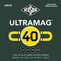 Rotosound ULTRAMAG Bass Guitar Strings Medium 40-100